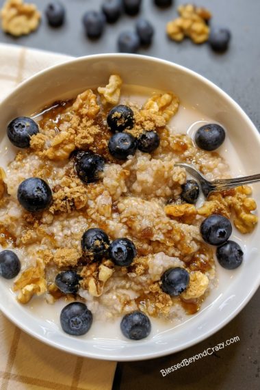 Ready to serve buckwheat porridge