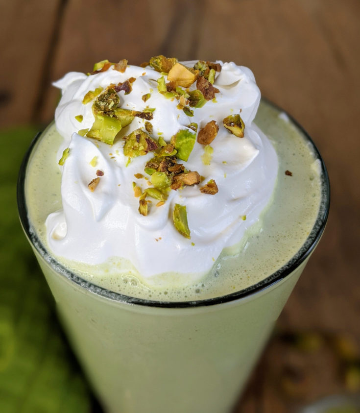 Pistachio Coconut Matcha Shake