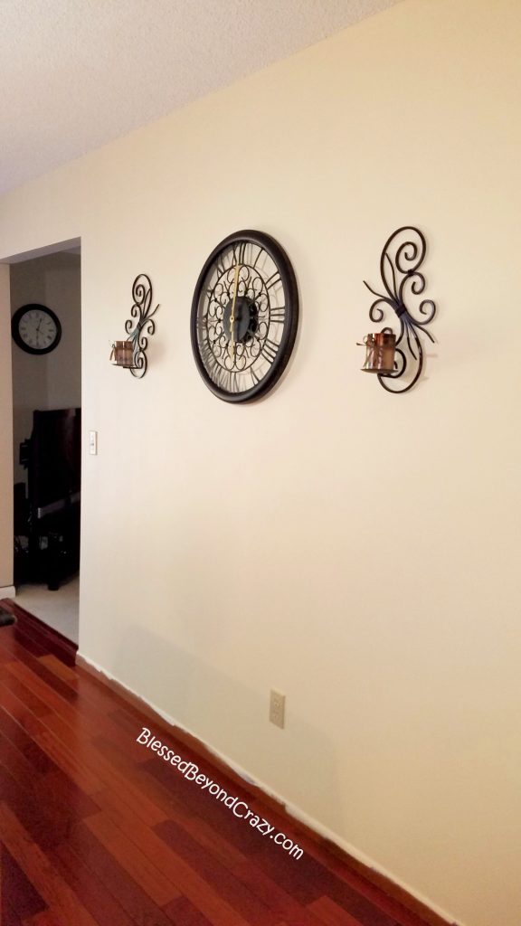 New painted kitchen walls. 