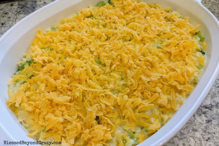 Cheesy Broccoli and Rice Casserole