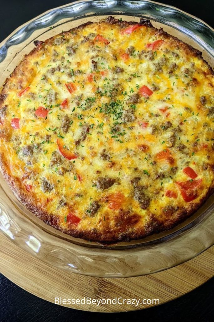 sausage quiché