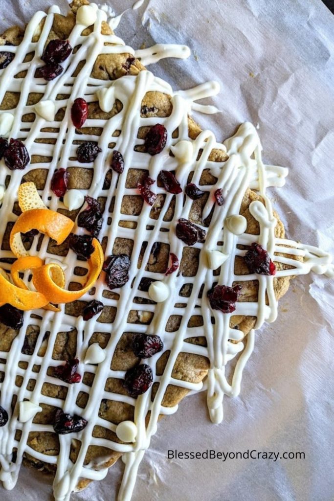 White Chocolate Cranberry Blondies