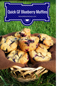 Quick Gluten Free Blueberry Muffins 1