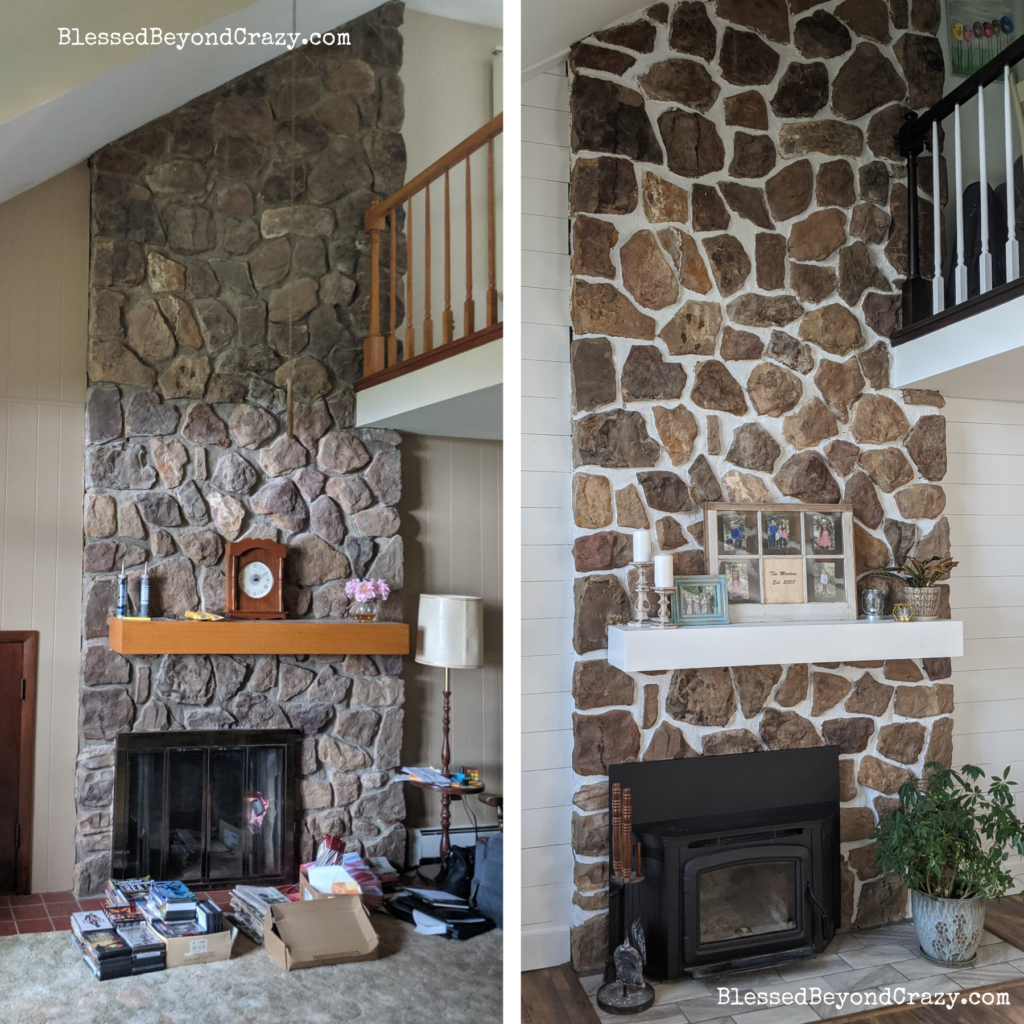 fireplace makeover