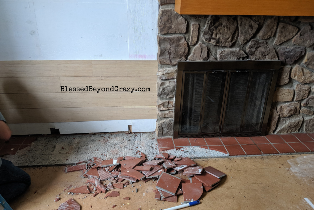 fireplace makeover