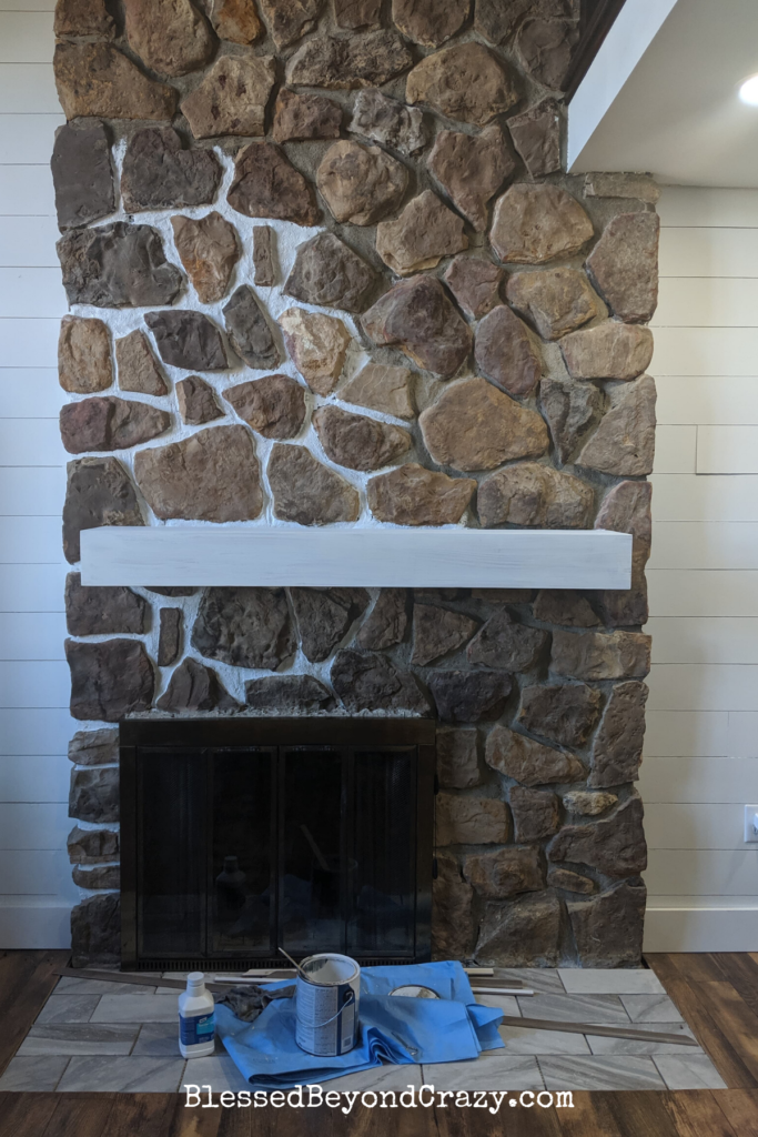 fireplace makeover